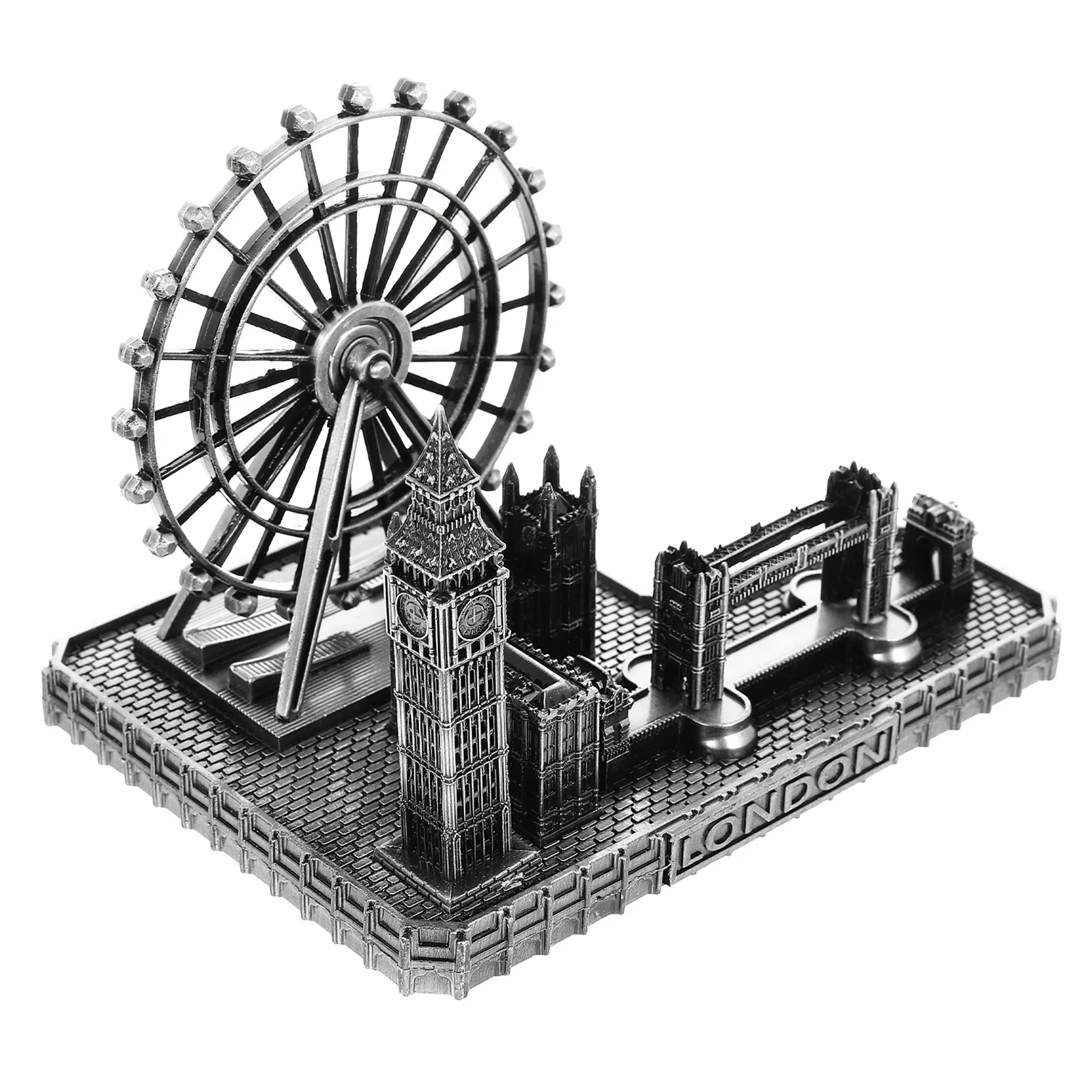 Metal London Ornaments Tower Bridge Figurines Home Desktop Buildings City Architectural Model Alloy Tabletop Decoration Vintage
Metal London Ornaments Tower Bridge Figurines Home Desktop Buildings City Architectural Model Alloy Tabletop Decoration Vintage