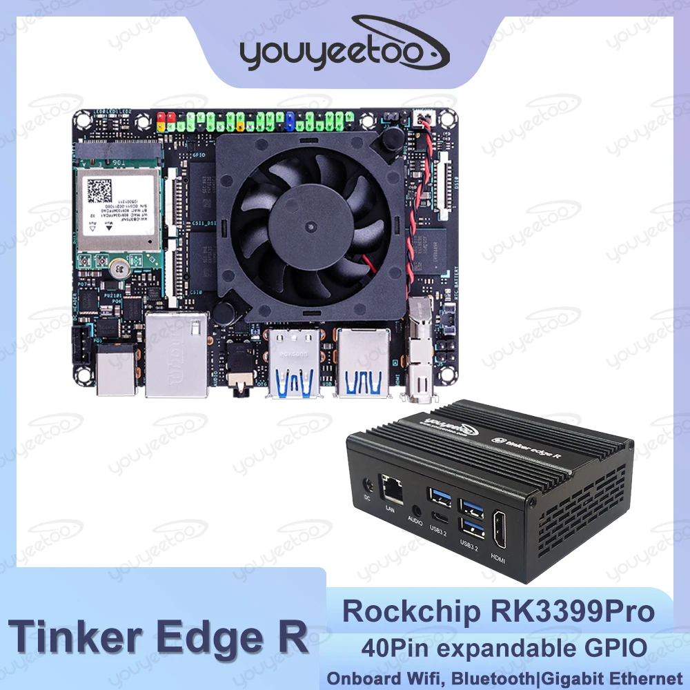 ASUS Tinker Edge R 3GB/6GB Development Board Rockchip RK3399PRO SBC Artificial Intelligence Android 8.1 Pico-ITX Demo Board
ASUS Tinker Edge R 3GB/6GB Development Board Rockchip RK3399PRO SBC Artificial Intelligence Android 8.1 Pico-ITX Demo Board