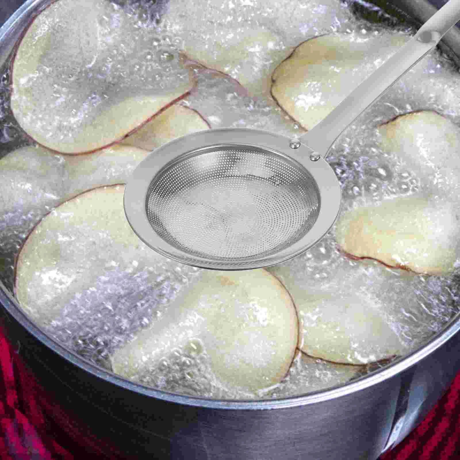 Stainless Steel Grease Spoon Fine Mesh Skimmer Fat Separator Oil Filter Colander Handle Strainer Kitchen Tool Teaching Equipment
Stainless Steel Grease Spoon Fine Mesh Skimmer Fat Separator Oil Filter Colander Handle Strainer Kitchen Tool Teaching Equipment