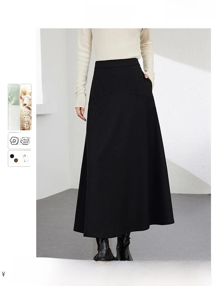 Fashionable Black Asymmetrical Hem Skirt Women's Spring New Style Pear Shape Slimming A-Line Midi Skirt Cover Hip
Fashionable Black Asymmetrical Hem Skirt Women's Spring New Style Pear Shape Slimming A-Line Midi Skirt Cover Hip