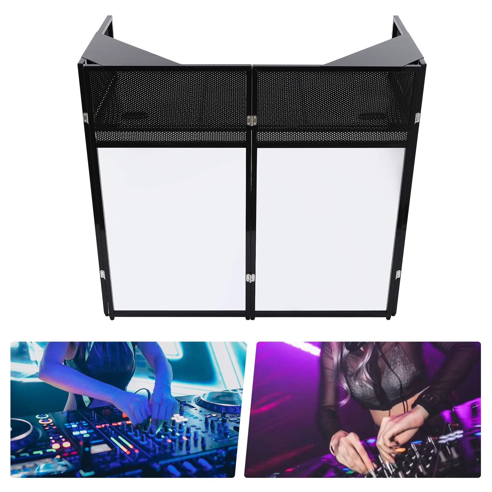 DJ Event Facade Черный Scrim Металлический каркас Стенд Портативный Dj Booth Стол Удобное кабельное отверстие для рок-концертов, подиумов для мероприятий
DJ Event Facade Черный Scrim Металлический каркас Стенд Портативный Dj Booth Стол Удобное кабельное отверстие для рок-концертов, подиумов для мероприятий