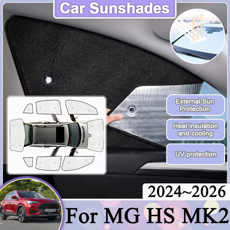 Car Full Cover Sun Visor For MG HS 2025 2024 2026 EHS MK2 Auto Parasol Black Sliver Window Visor Sun Protection Auto Accessories
Car Full Cover Sun Visor For MG HS 2025 2024 2026 EHS MK2 Auto Parasol Black Sliver Window Visor Sun Protection Auto Accessories