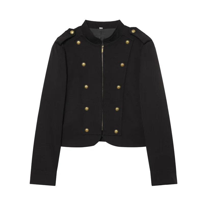 Withered European And American Style Button Decoration Slim Fit Suit Jacket Top Jacket Woman Clothes Tops Ropa Mujer Blazer
Withered European And American Style Button Decoration Slim Fit Suit Jacket Top Jacket Woman Clothes Tops Ropa Mujer Blazer