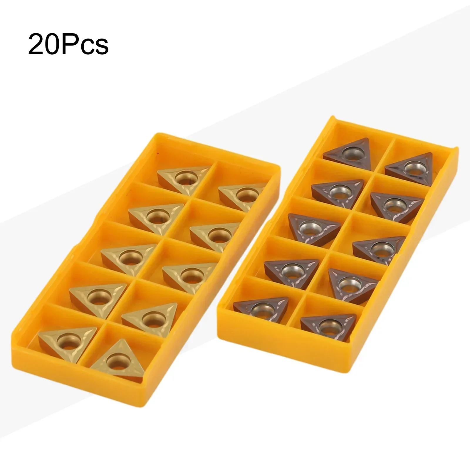 Metal Cutting Carbide Inserts TCMT16T304 TCMT16T308 20pcs Suitable for Steel Stainless Iron and Cast Iron Workpieces
Metal Cutting Carbide Inserts TCMT16T304 TCMT16T308 20pcs Suitable for Steel Stainless Iron and Cast Iron Workpieces