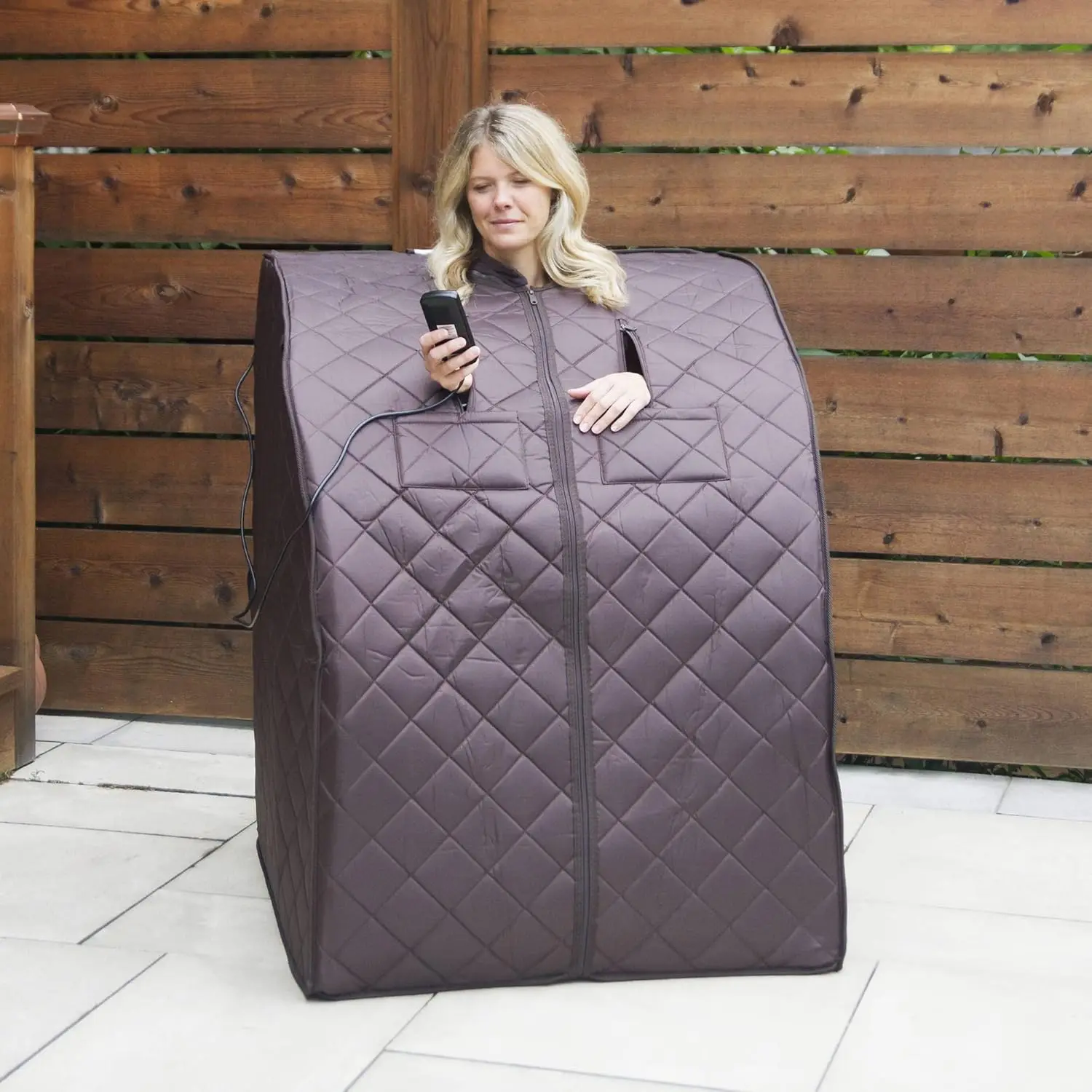 Heat Wave Radiant Saunas BSA6315 Harmony Deluxe Oversized Portable Cabin
Heat Wave Radiant Saunas BSA6315 Harmony Deluxe Oversized Portable Cabin