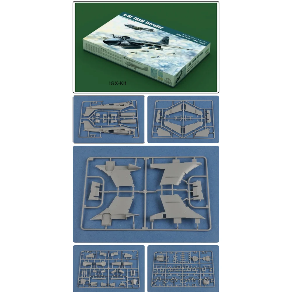 HobbyBoss 81710 1/48 Scale US A6E A-6E TRAM Intruder Attack Plane Aircraft Airplane Craft Plastic Assembly Model Building Kit
HobbyBoss 81710 1/48 Scale US A6E A-6E TRAM Intruder Attack Plane Aircraft Airplane Craft Plastic Assembly Model Building Kit