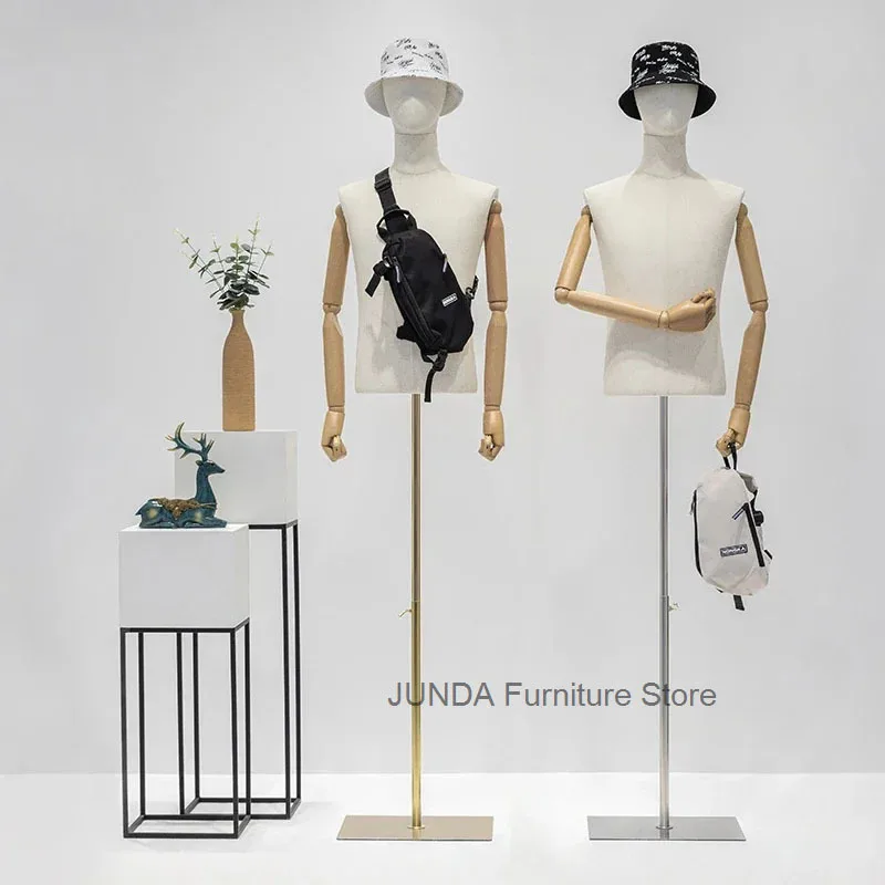 Korean Version Male Half-length Mannequins Clothing Store Window Full-body Mannequin Display Stand Model Props Female Mannequin
Korean Version Male Half-length Mannequins Clothing Store Window Full-body Mannequin Display Stand Model Props Female Mannequin