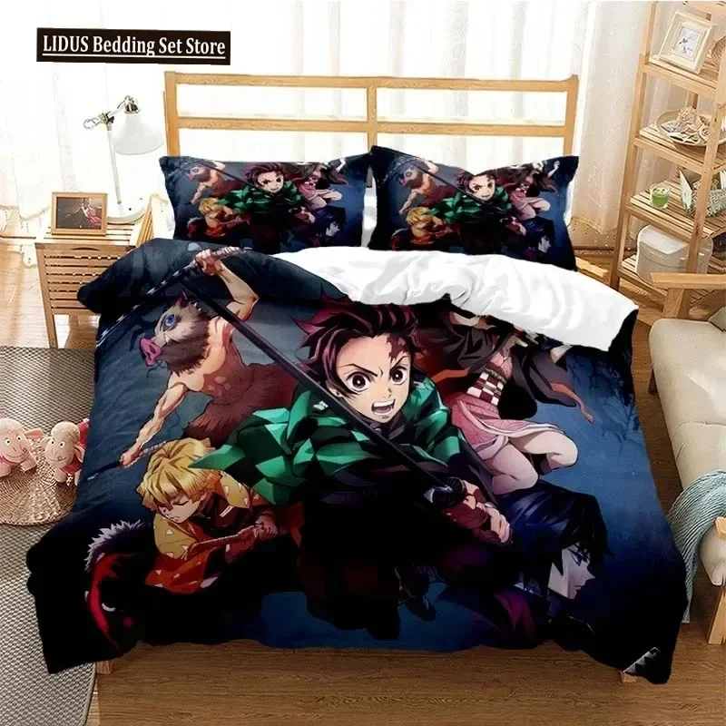 3D Print Anime Demon Slayer Nezuko Tanjirou Bedding Set Boys Girls Twin Queen Size Pillowcase Bed Boys Adult Duvet Cover
3D Print Anime Demon Slayer Nezuko Tanjirou Bedding Set Boys Girls Twin Queen Size Pillowcase Bed Boys Adult Duvet Cover
