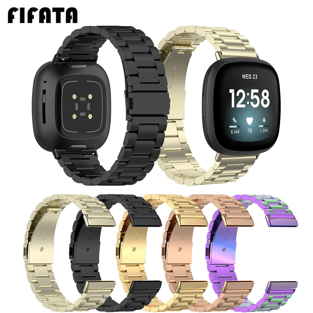 Металлический браслет из нержавеющей стали для смарт-часов Fitbit Versa 3/Fitbit Sense, сменный Браслет для смарт-часов Fitbit Versa 4
Металлический браслет из нержавеющей стали для смарт-часов Fitbit Versa 3/Fitbit Sense, сменный Браслет для смарт-часов Fitbit Versa 4