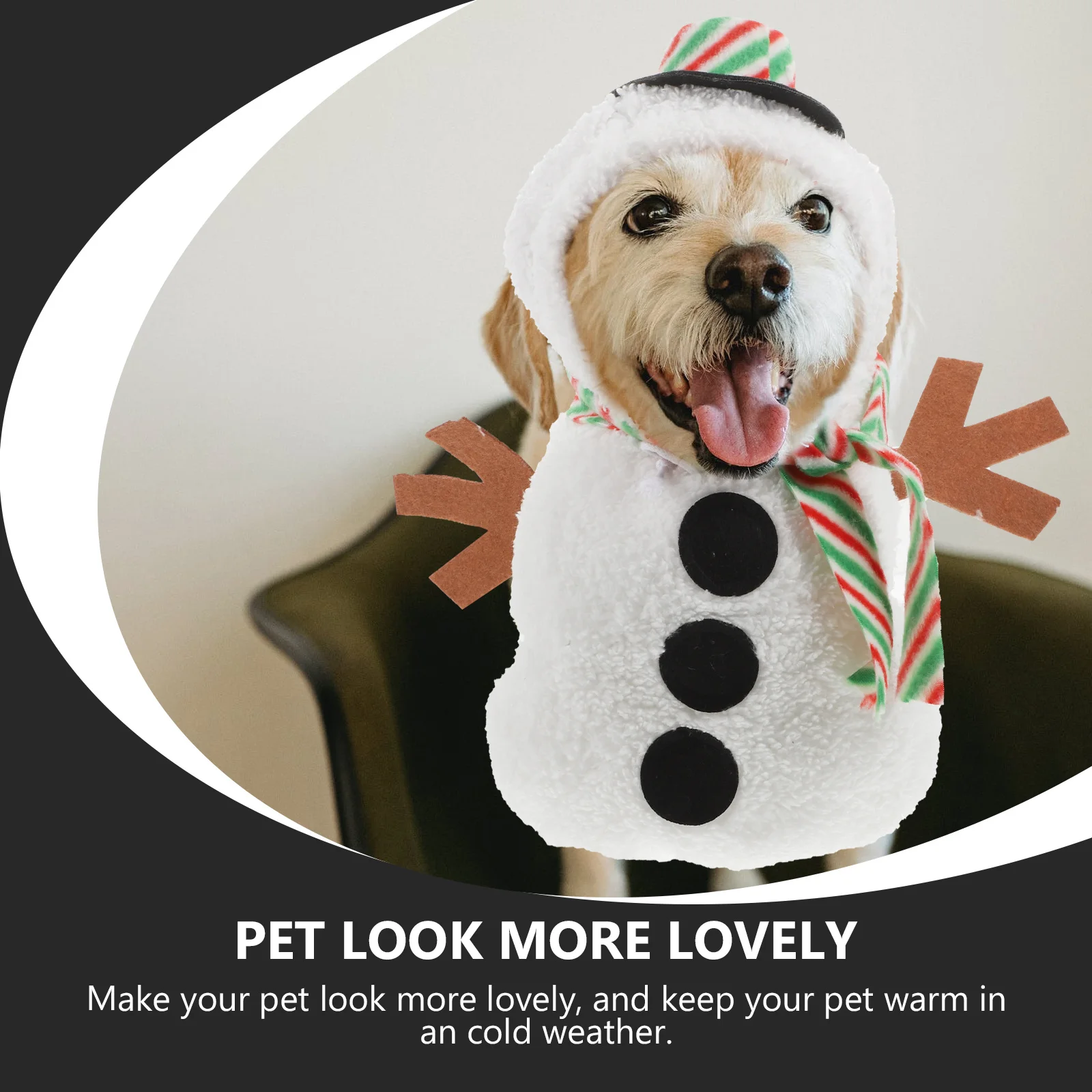 Dog Warm Clothes Xmas Winter Decorative Vest Snowman Design Outdoor Puppy Warm Clothes Cute Outfit Pet Costume
Dog Warm Clothes Xmas Winter Decorative Vest Snowman Design Outdoor Puppy Warm Clothes Cute Outfit Pet Costume