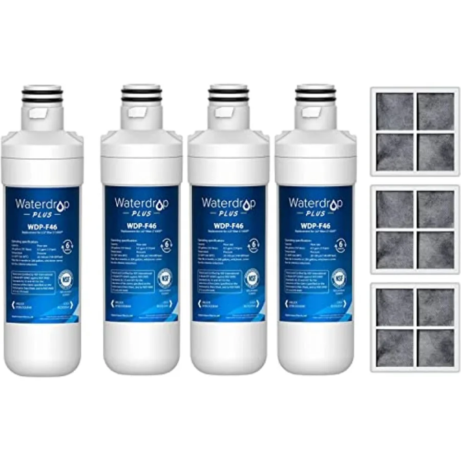 Plus ADQ747935 MDJ64844601 NSF Certified Refrigerator Water Filter and Air Filter Replacement for LG® LT1000P® LT-1000PC and LT
Plus ADQ747935 MDJ64844601 NSF Certified Refrigerator Water Filter and Air Filter Replacement for LG® LT1000P® LT-1000PC and LT