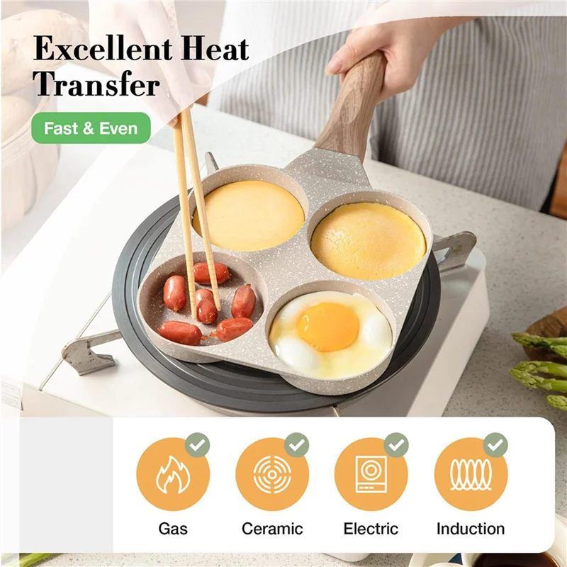 B17B 2 сковороды для яиц, сковорода для омлета, сковорода для яиц с антипригарным покрытием на 4 чашки, сковорода для яиц, сковорода для яиц для завтрака, блинов, плитры 
B17B 2 сковороды для яиц, сковорода для омлета, сковорода для яиц с антипригарным покрытием на 4 чашки, сковорода для яиц, сковорода для яиц для завтрака, блинов, плитры