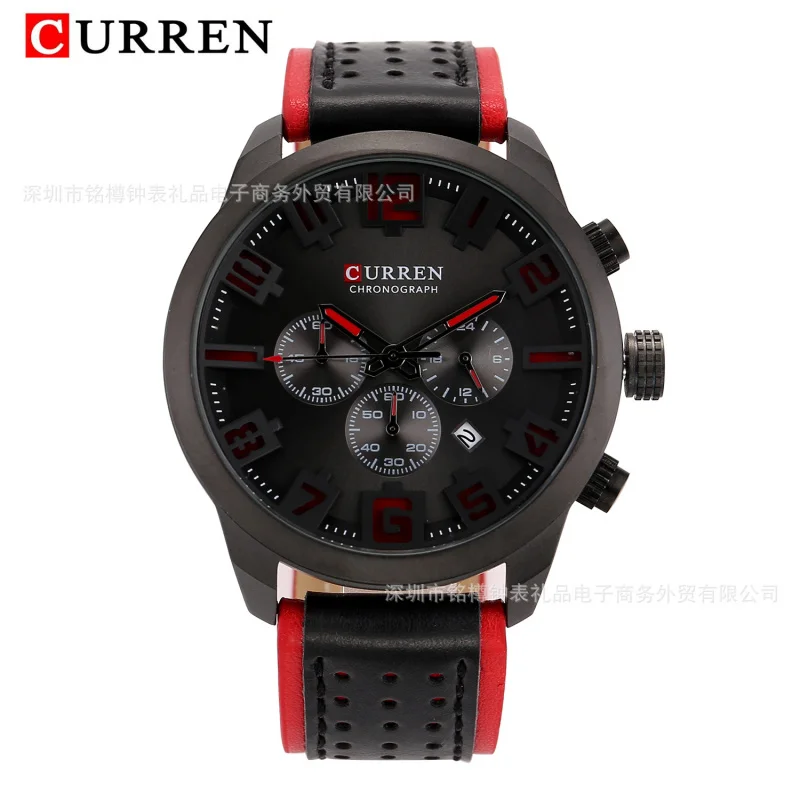 Curren/Carryan8289Новые мужские часы Мужские кварцевые часы с календарем Водонепроницаемый ремень Мужские часы
Curren/Carryan8289Новые мужские часы Мужские кварцевые часы с календарем Водонепроницаемый ремень Мужские часы