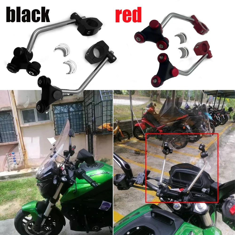 Universal Windscreen Bracket holder 7/8" 22mm Standard Handlebar Windshield Mount Clamp Black
Universal Windscreen Bracket holder 7/8" 22mm Standard Handlebar Windshield Mount Clamp Black