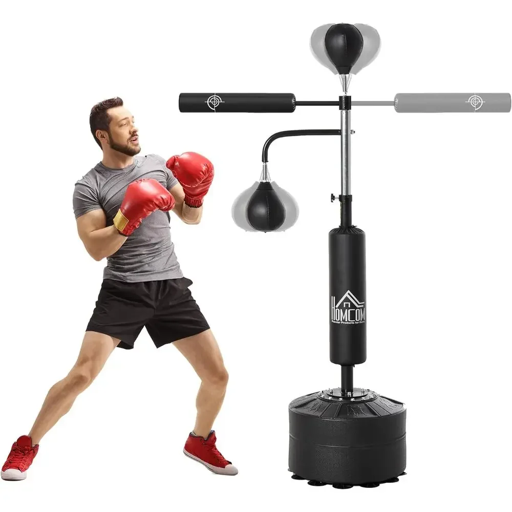 All-in-One Adult Boxing Training Station with 2 Speed Bags, 360° Swivel Bar, and Adjustable Height
All-in-One Adult Boxing Training Station with 2 Speed Bags, 360° Swivel Bar, and Adjustable Height