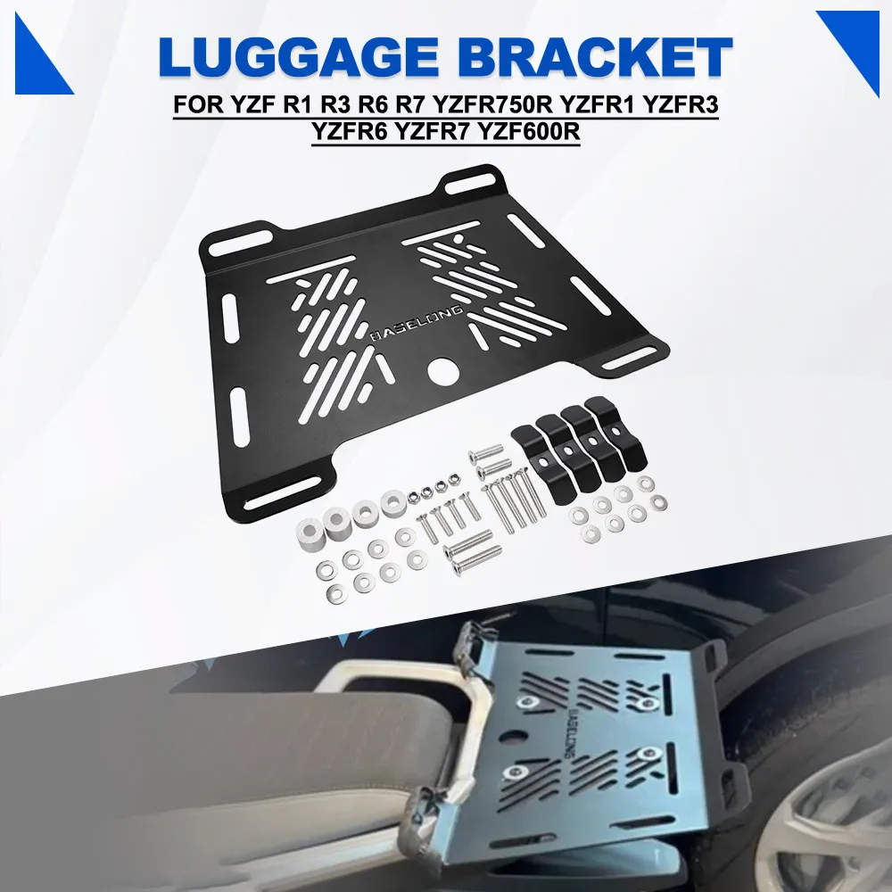 Luggage Holder Bracket FOR YAMAHA YZF R1 R3 R6 R7 YZFR750R YZFR1 YZFR3 YZFR6 YZFR7 YZF600R Universal Motorcycle Rear Luggage
Luggage Holder Bracket FOR YAMAHA YZF R1 R3 R6 R7 YZFR750R YZFR1 YZFR3 YZFR6 YZFR7 YZF600R Universal Motorcycle Rear Luggage