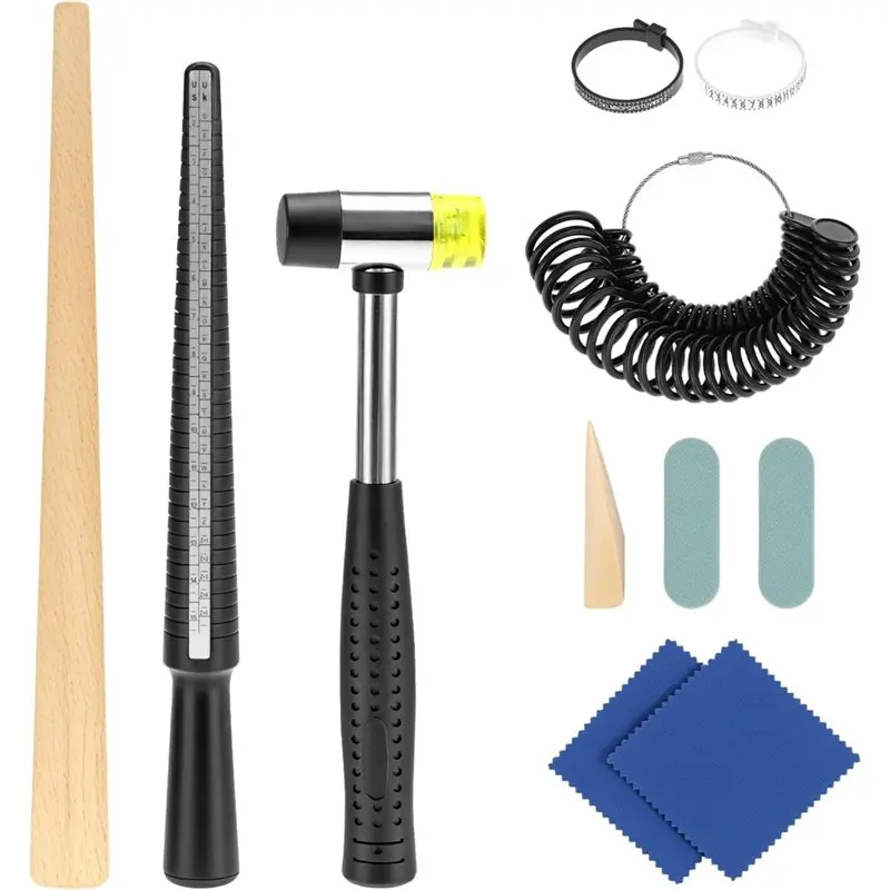 【ЭФФЕКТИВНЫЙ 】Набор инструментов для измерения размера кольца, многоразовые ремни 1–17, размеры США 0–13 для точных размеров ювелирных изделий, включает измерение
【ЭФФЕКТИВНЫЙ 】Набор инструментов для измерения размера кольца, многоразовые ремни 1–17, размеры США 0–13 для точных размеров ювелирных изделий, включает измерение