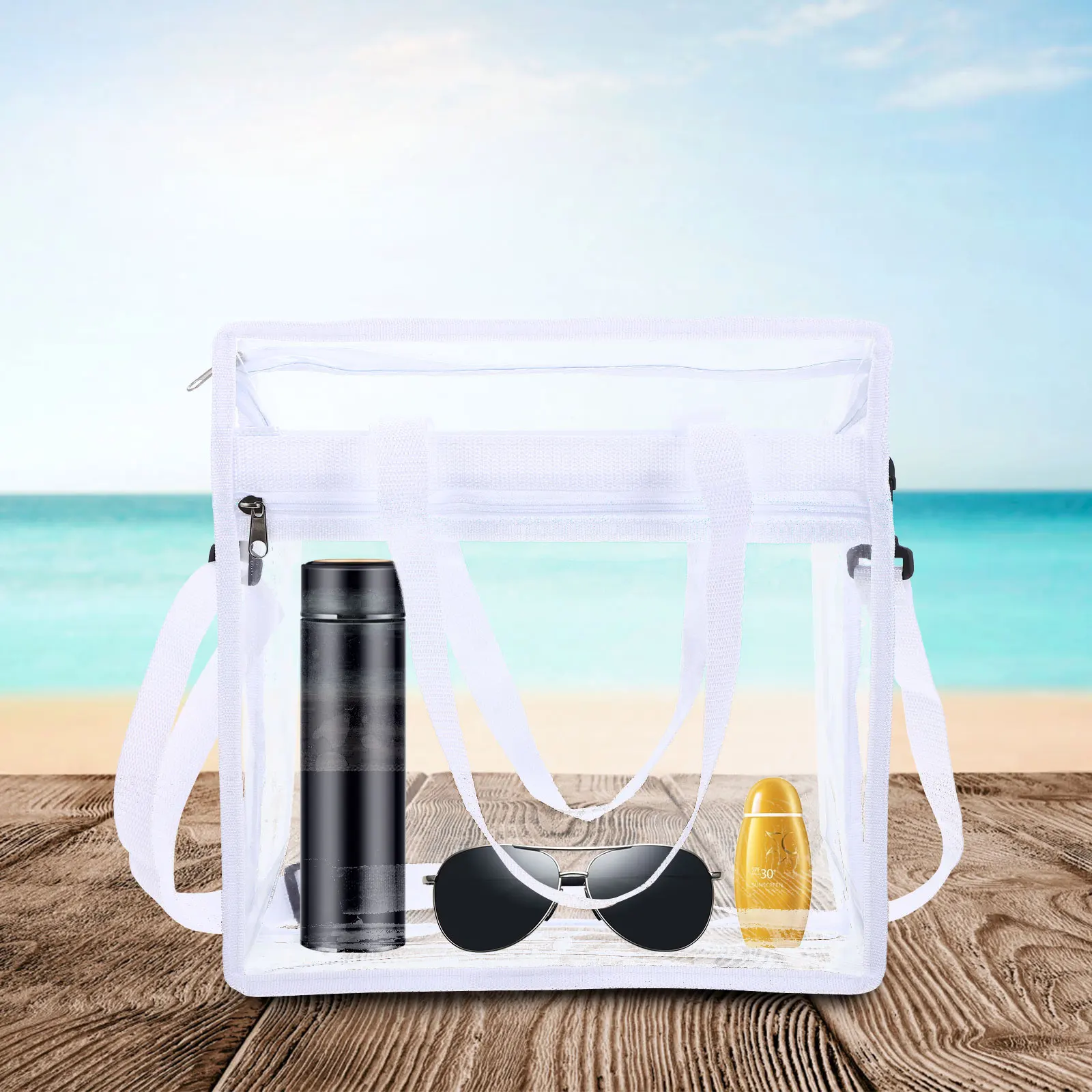 PVC Transparent Bag Clear Purse Women Accessory Multi Function Cross Bags Portable Travel Female Supply Smooth Surface Practical
PVC Transparent Bag Clear Purse Women Accessory Multi Function Cross Bags Portable Travel Female Supply Smooth Surface Practical