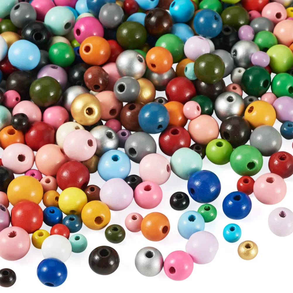 300Pcs Multicolor Natural Wooden Beads Round Loose Wood Beads for Jewelry Making Diy Bracelet Necklace Findings
300Pcs Multicolor Natural Wooden Beads Round Loose Wood Beads for Jewelry Making Diy Bracelet Necklace Findings