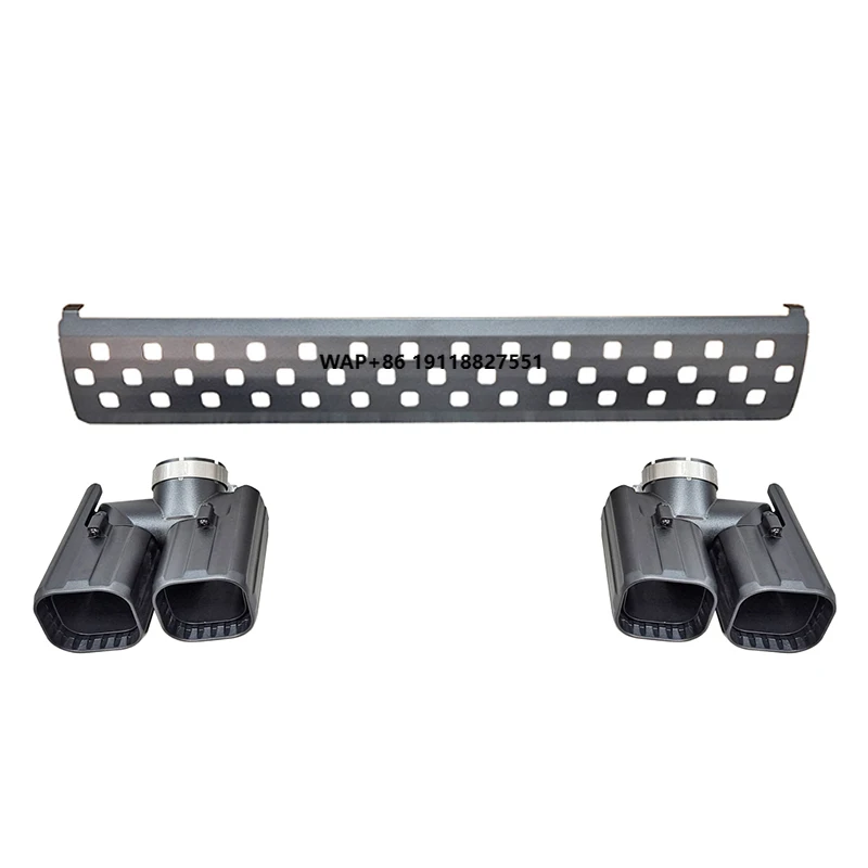Rear Exhaust Tail Pipe Fit for Defender Aluminum Alloy Stainless Steel Four Outlet Rectangle Muffler Tip Tail Throat
Rear Exhaust Tail Pipe Fit for Defender Aluminum Alloy Stainless Steel Four Outlet Rectangle Muffler Tip Tail Throat