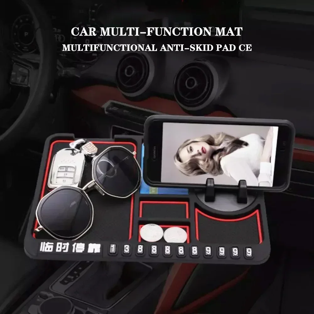 1PC Anti-slip Mat for Car Car Storage Mat Multi-functional 360 Degree Rotating Navigation Support Instrument Pad Car Gadget
1PC Anti-slip Mat for Car Car Storage Mat Multi-functional 360 Degree Rotating Navigation Support Instrument Pad Car Gadget