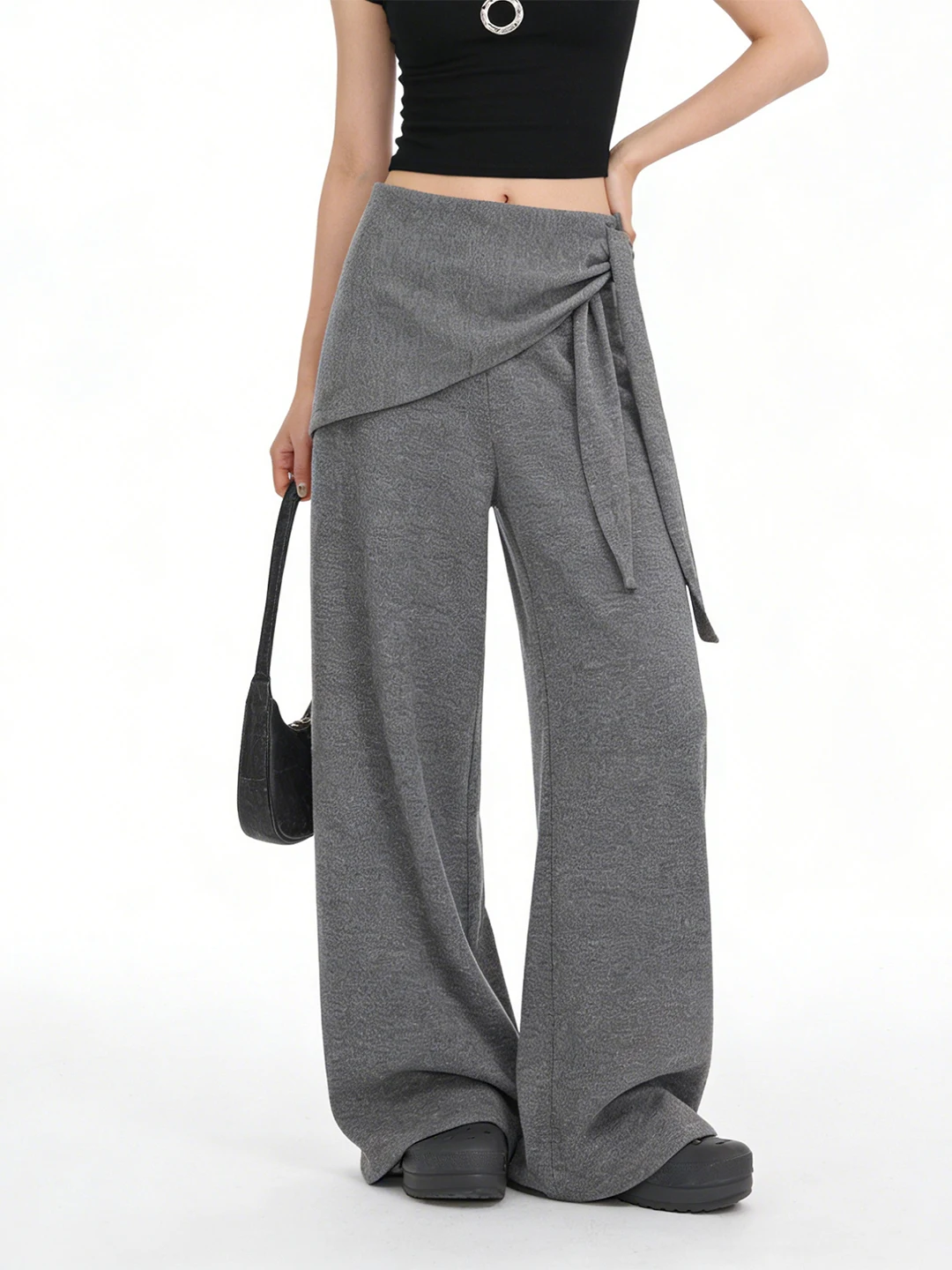 Брюки Laid-ba: мягкие, дышащие, с высокой талией, эластичные, повседневные, простые, универсальные, стройнящие, с широкими штанинами, для ранней весны
Брюки Laid-ba: мягкие, дышащие, с высокой талией, эластичные, повседневные, простые, универсальные, стройнящие, с широкими штанинами, для ранней весны