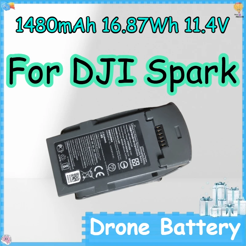 1480mAh 16.87Wh 11.4V Drone Battery for DJI Spark Intelligent Flight Battery for Drone
1480mAh 16.87Wh 11.4V Drone Battery for DJI Spark Intelligent Flight Battery for Drone