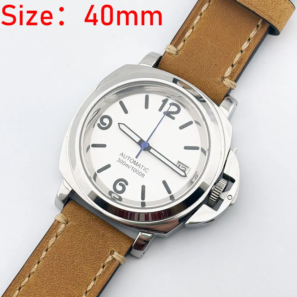 40mm Silver 316L Stainless Steel Sapphire Glass Watch Suitable for NH35 Automatic Movement Transparent Back Cover C3 Lumiouns
40mm Silver 316L Stainless Steel Sapphire Glass Watch Suitable for NH35 Automatic Movement Transparent Back Cover C3 Lumiouns