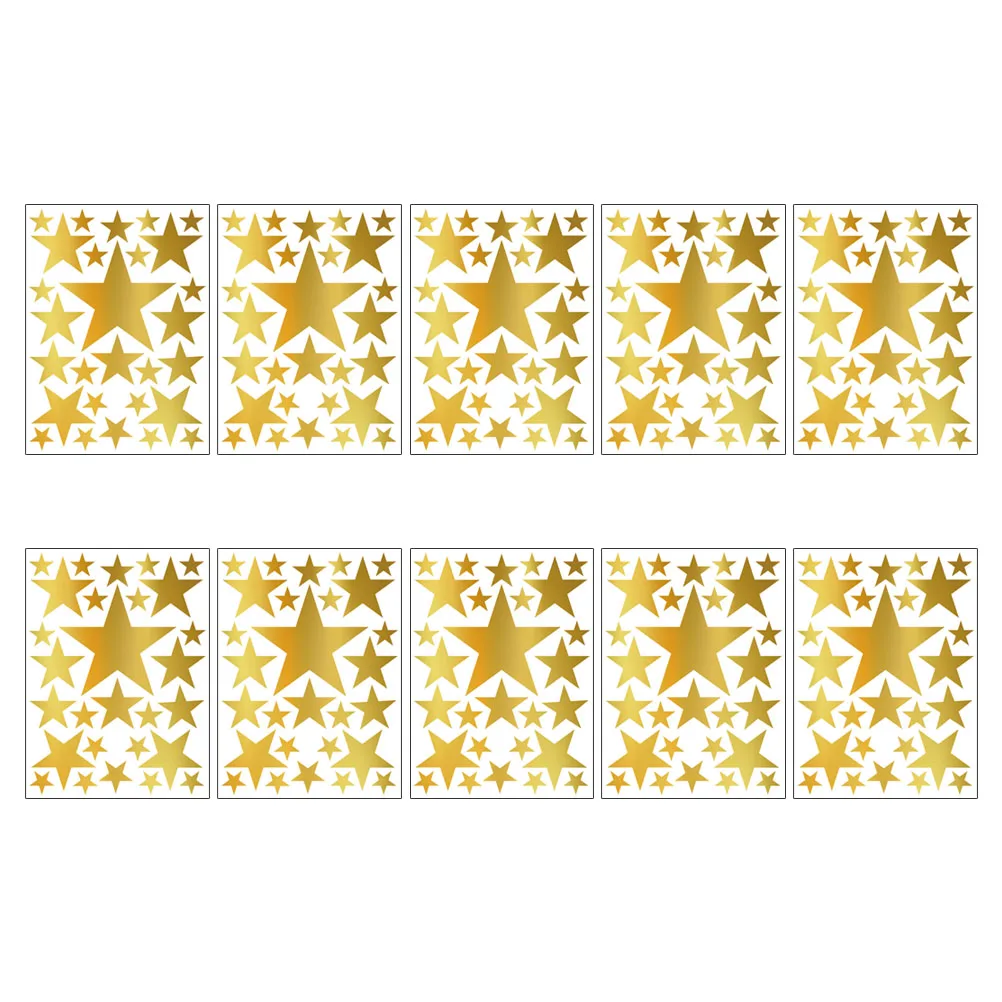 10 Pcs Stickers Self Adhesive Home Decor Living Room Bedroom Kids Room Gold Foil Creative Decals Vinyl
10 Pcs Stickers Self Adhesive Home Decor Living Room Bedroom Kids Room Gold Foil Creative Decals Vinyl