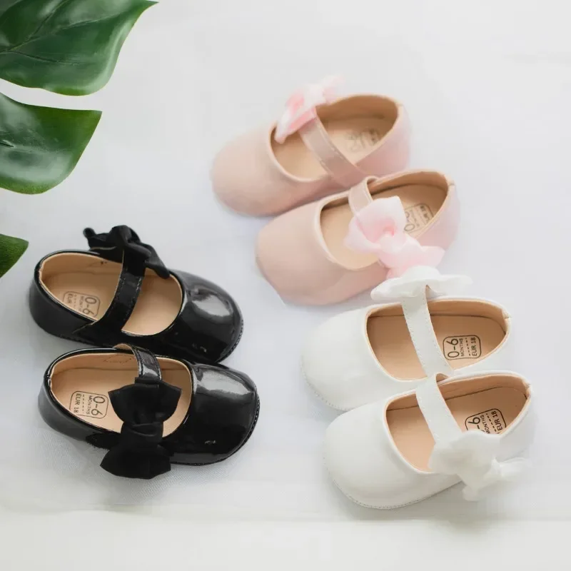 Baby Girl First Walkers - Soft-Sole Princess Shoes 0-18 Months, PU Leather & Rubber Sole
Baby Girl First Walkers - Soft-Sole Princess Shoes 0-18 Months, PU Leather & Rubber Sole