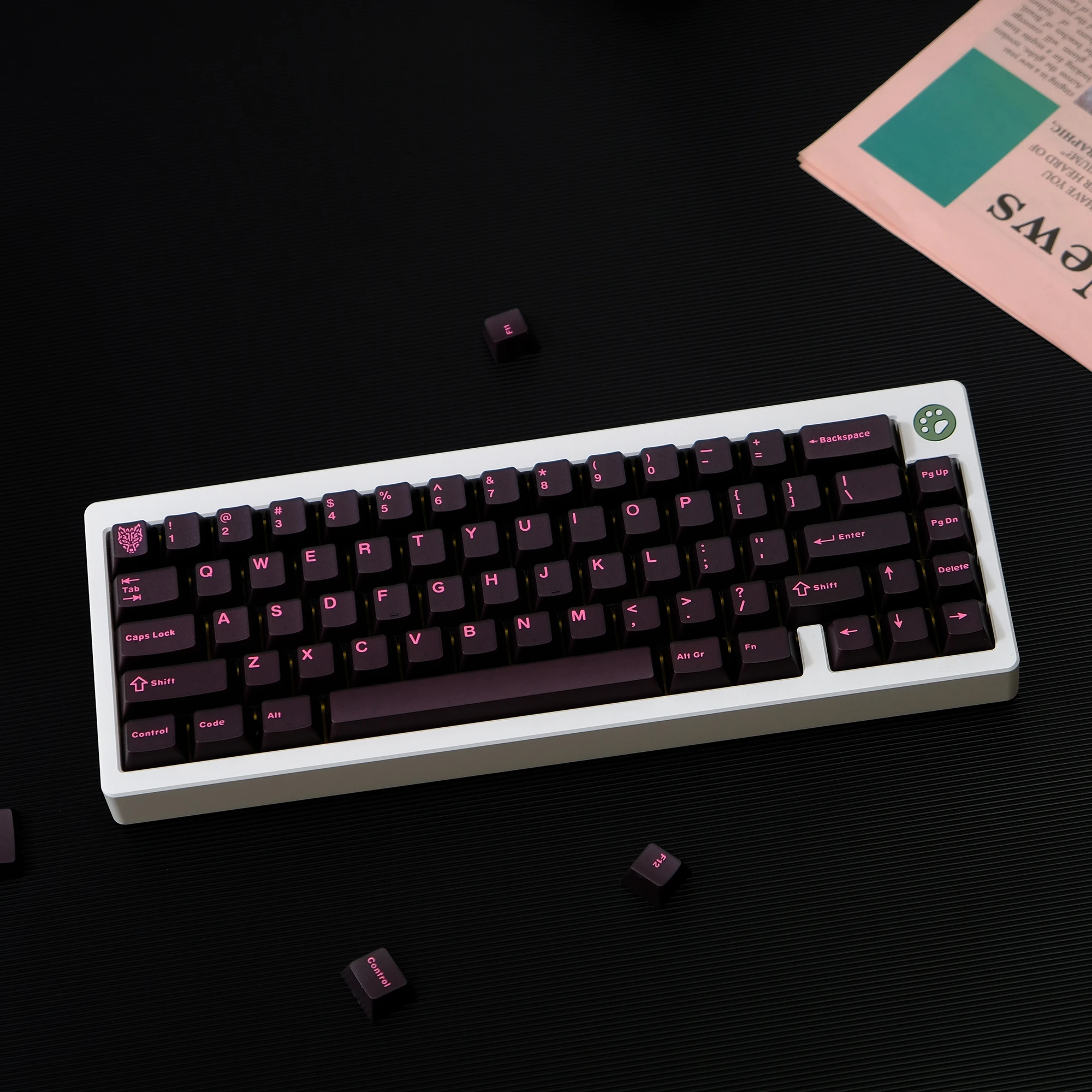 114-клавишные колпачки для клавиш Aifei GMK Clone ABS Double Shot Rose Red Cherry Profile Прозрачный с механической клавиатурой 2,25U 2,75U 7U ПК
114-клавишные колпачки для клавиш Aifei GMK Clone ABS Double Shot Rose Red Cherry Profile Прозрачный с механической клавиатурой 2,25U 2,75U 7U ПК