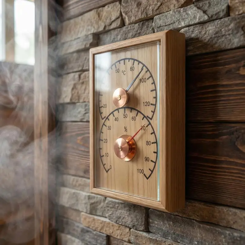 Easy Installation Metal Sauna Thermometer Replacement Rustproof Accurate Temperature Monitor for Spa Room
Easy Installation Metal Sauna Thermometer Replacement Rustproof Accurate Temperature Monitor for Spa Room