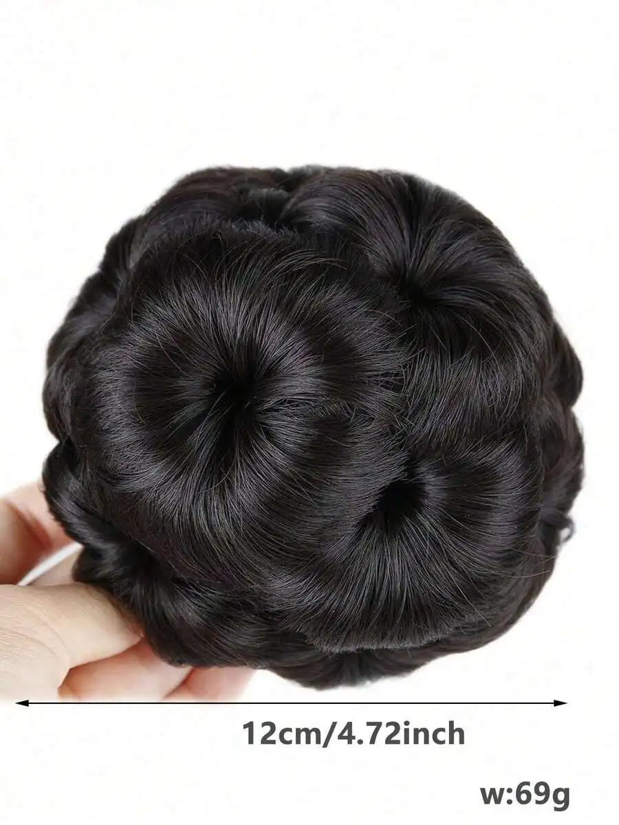 Black Rose Bud Faux Hair Clip Synthetic Hairpiece Bun Extension Claw Clip Updo Accessory
Black Rose Bud Faux Hair Clip Synthetic Hairpiece Bun Extension Claw Clip Updo Accessory