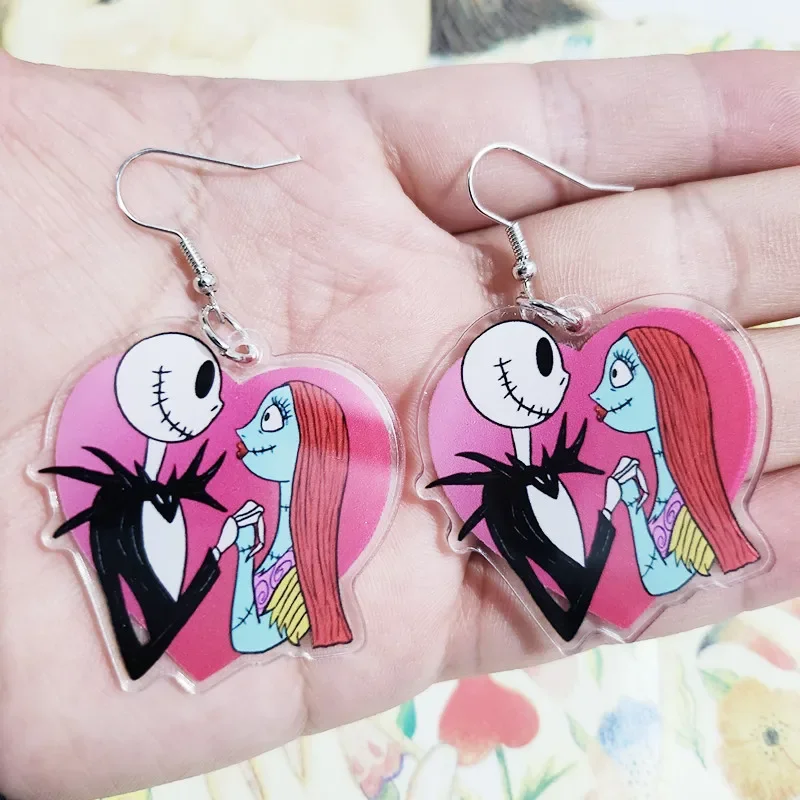 The Nightmare Before Christmas Dangle Earings Jack Skellingtone Couples Jewelry for Women Fashion Eardrop Charms Accessories
The Nightmare Before Christmas Dangle Earings Jack Skellingtone Couples Jewelry for Women Fashion Eardrop Charms Accessories
