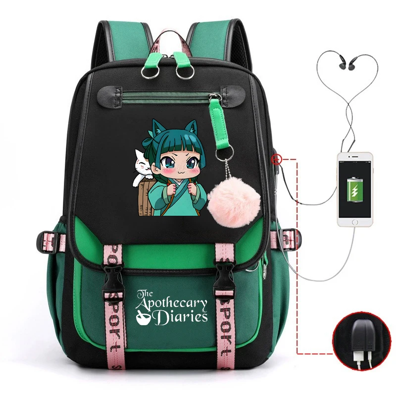 The Apothecary Diaries Maomao Backpack Anime Student School Bags Boys Girls High Quality Bookbag Women Portable Rucksack Mochila
The Apothecary Diaries Maomao Backpack Anime Student School Bags Boys Girls High Quality Bookbag Women Portable Rucksack Mochila