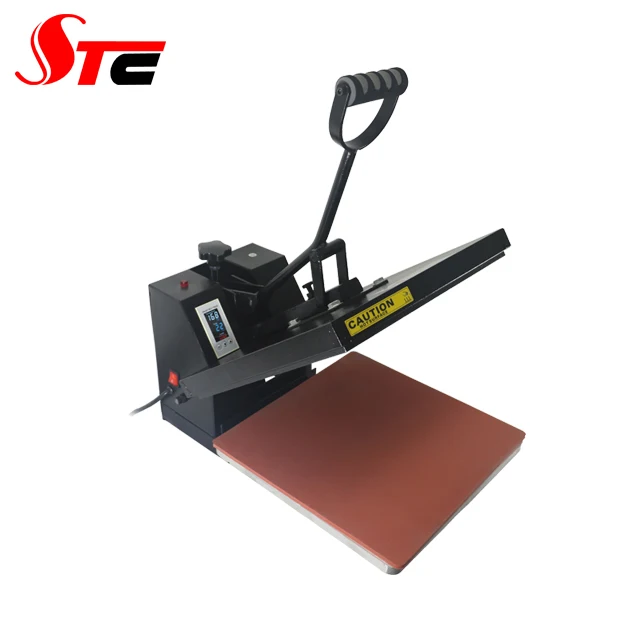 STC 15"x15" LED Display Clamshell Flat T Shirt Heat Press Machine