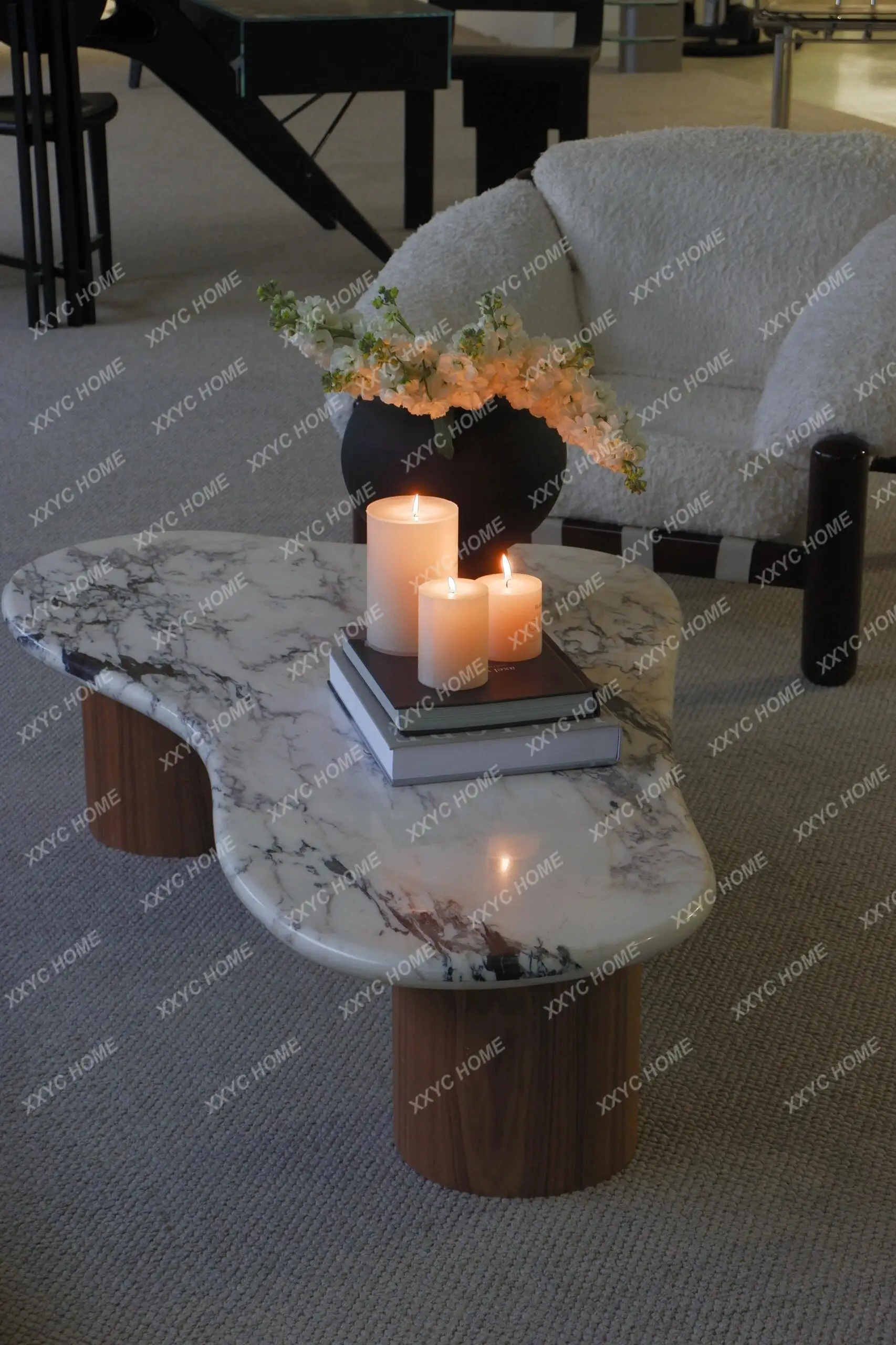 YYVv Y Medieval Creative Marble Coffee Table Retro Style Living Room Special-shaped Solid Wood Coffee Table
YYVv Y Medieval Creative Marble Coffee Table Retro Style Living Room Special-shaped Solid Wood Coffee Table
