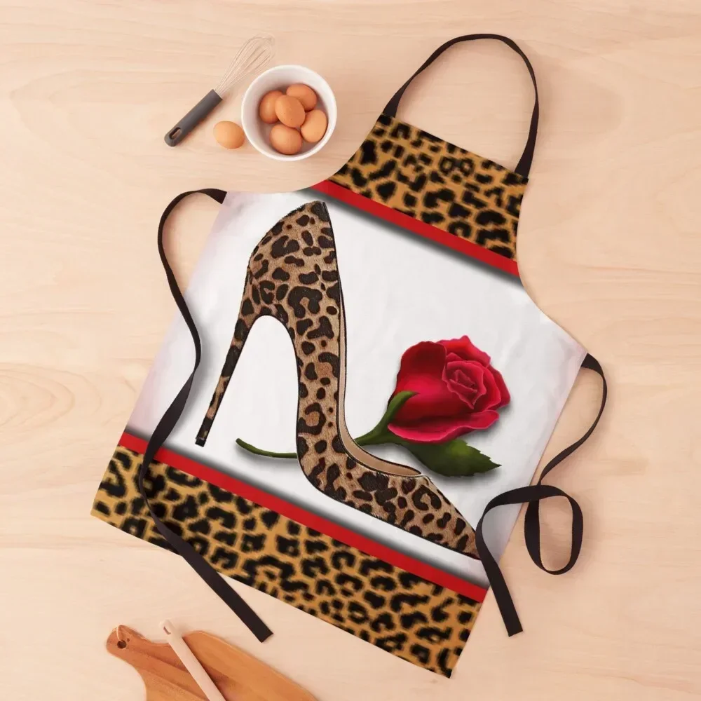 Leopard High Heel & Red Rose Apron women's kitchens professional kitchen waterproof for women Apron
Leopard High Heel & Red Rose Apron women's kitchens professional kitchen waterproof for women Apron
