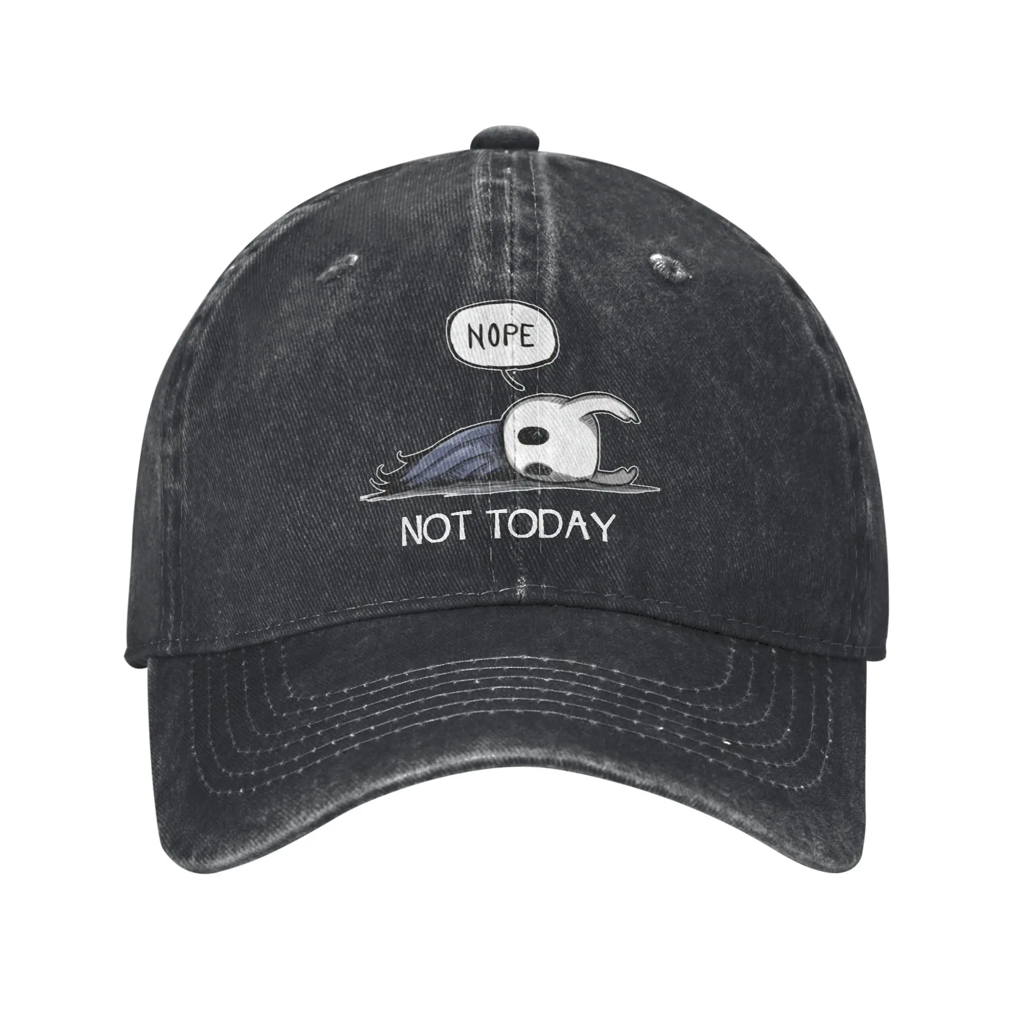 Бейсбольные кепки Hollow Knight Nope Not Today, хлопковая кепка Snapback в стиле ретро, унисекс, уличные неструктурированные мягкие шапки, кепка
Бейсбольные кепки Hollow Knight Nope Not Today, хлопковая кепка Snapback в стиле ретро, унисекс, уличные неструктурированные мягкие шапки, кепка