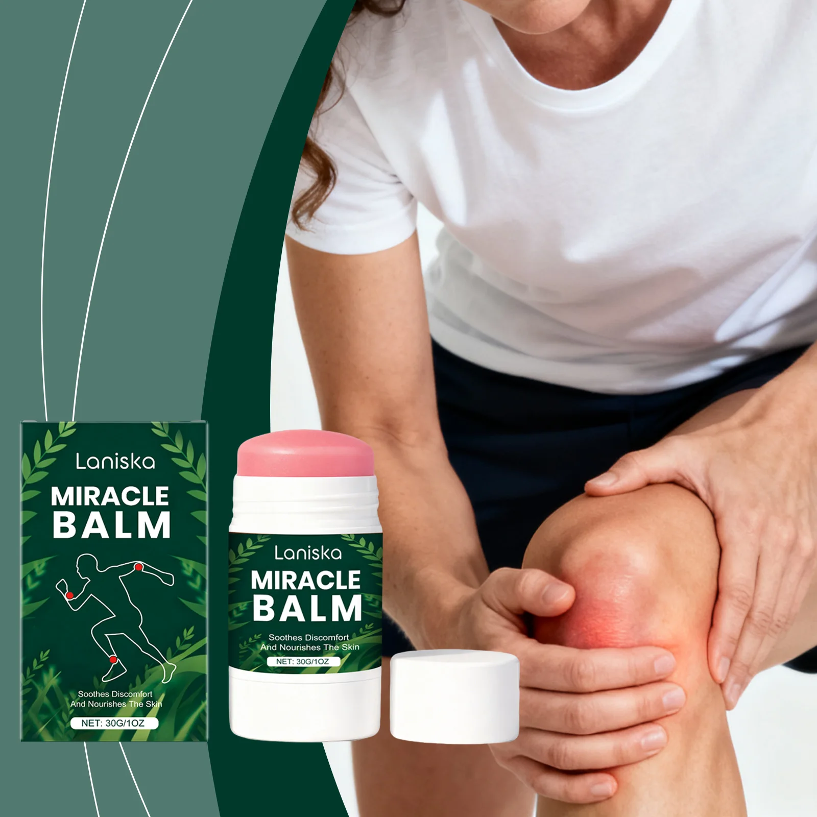 Joint Care Stick to Protect and Moisturize Body Joints Relieve Muscle Soreness and Fatigue Daily Care Topical Massage Stick
Joint Care Stick to Protect and Moisturize Body Joints Relieve Muscle Soreness and Fatigue Daily Care Topical Massage Stick