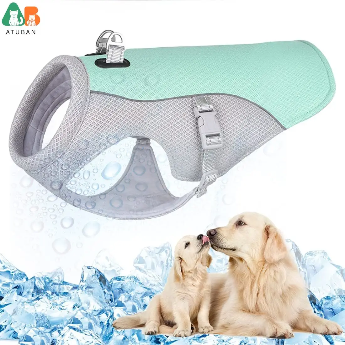 ATUBAN Dog Cooling Vest Breathable Mesh Dog Jacket Summer Cool and Comfortable Dog Coat Adjustable with Reflective Strip Clothes
ATUBAN Dog Cooling Vest Breathable Mesh Dog Jacket Summer Cool and Comfortable Dog Coat Adjustable with Reflective Strip Clothes