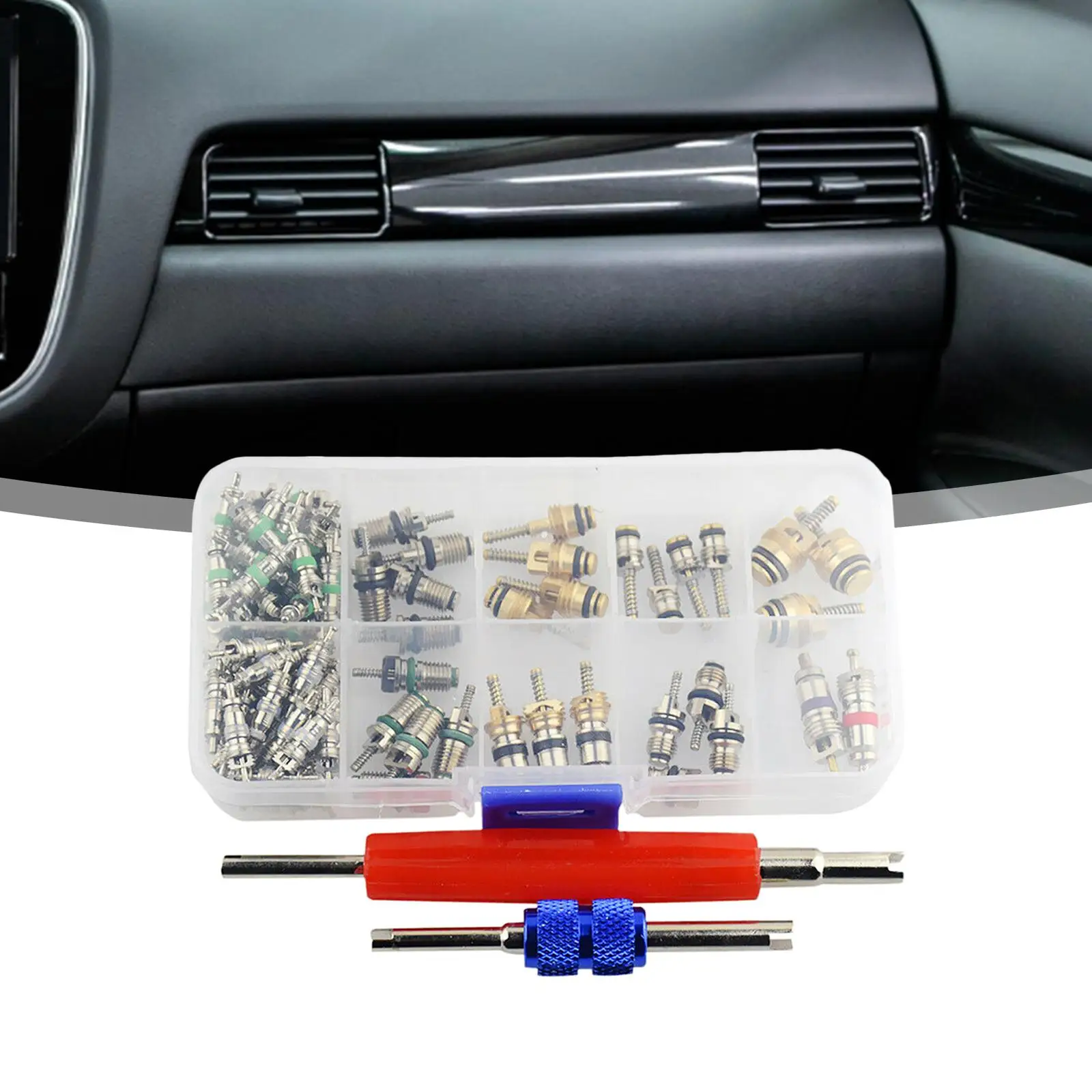 Car Air Conditioner Valve Core R12 R134A Easy Installation Repair Parts
Car Air Conditioner Valve Core R12 R134A Easy Installation Repair Parts
