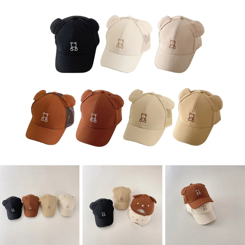 Baby Embroidery Baseball Cap with/without Mesh Cartoon Bear Protection Cap Dropshipping
Baby Embroidery Baseball Cap with/without Mesh Cartoon Bear Protection Cap Dropshipping