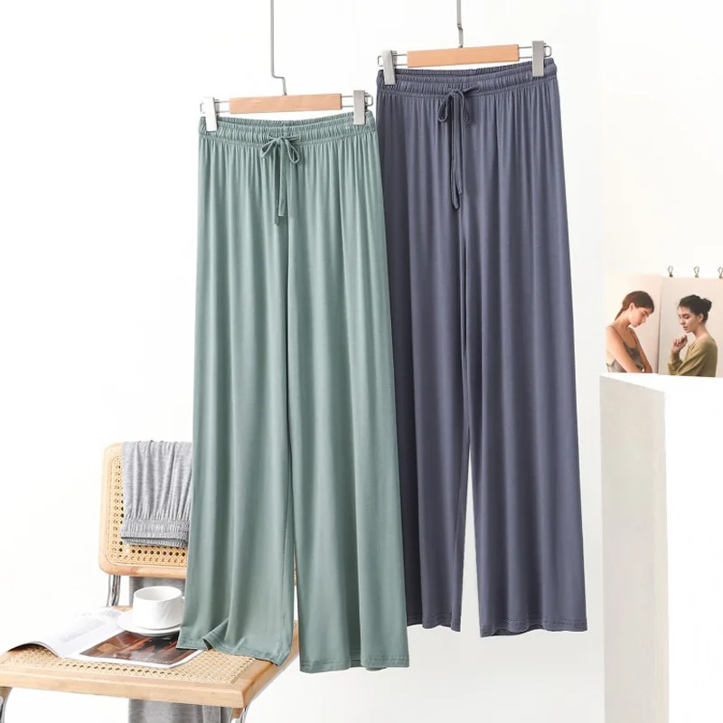 Modal Straight Trousers High waist Women Spring Summer Casual Loose Wid Leg pants cool drape pants All Match
Modal Straight Trousers High waist Women Spring Summer Casual Loose Wid Leg pants cool drape pants All Match