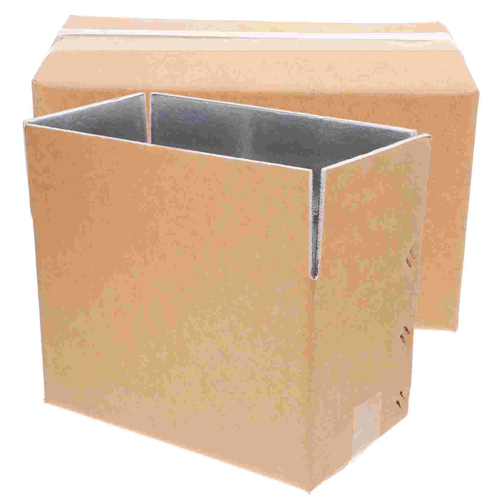 2 Pcs Freezer Dry Ice Shipping Boxes Packaging Mini Cardboard Polystyrene Insulated Containers
2 Pcs Freezer Dry Ice Shipping Boxes Packaging Mini Cardboard Polystyrene Insulated Containers