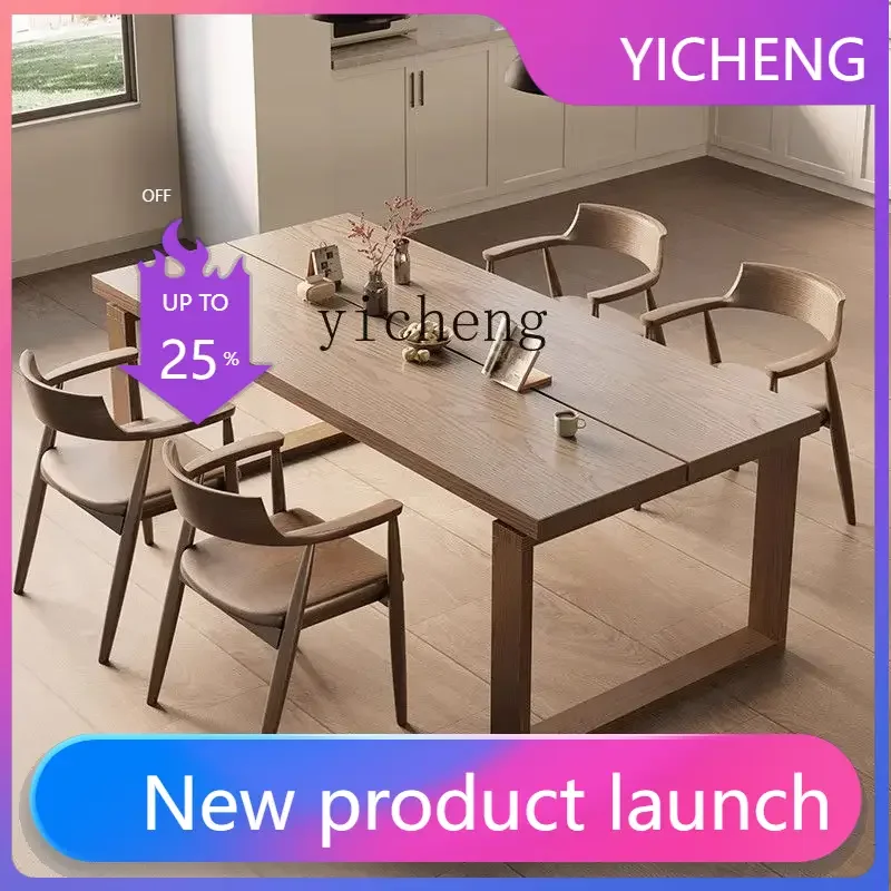 LYY New Living Room Table Household Solid Wood Dining Table Small Apartment Rectangular Multi-Functional Dining Table
LYY New Living Room Table Household Solid Wood Dining Table Small Apartment Rectangular Multi-Functional Dining Table