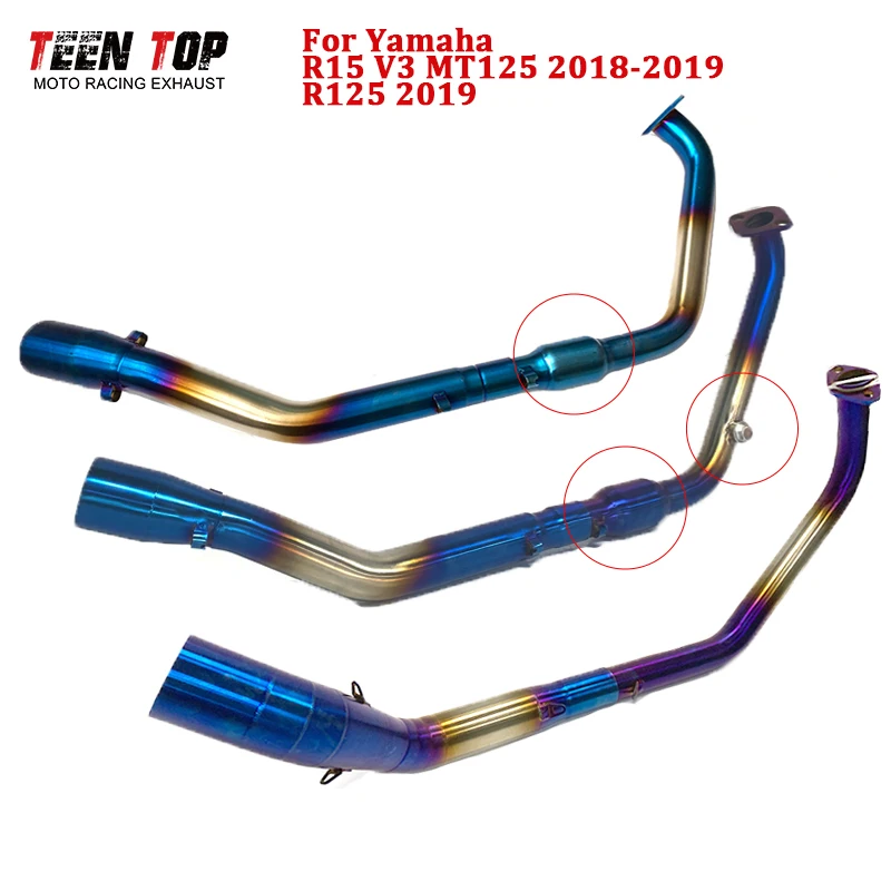 Для Yamaha R15 V3 MT125 R125 выхлопная передняя соединительная труба 51 мм Escape Moto передняя трубка выхлопной коллектор мотоцикла соединительная катализаторная трубка
Для Yamaha R15 V3 MT125 R125 выхлопная передняя соединительная труба 51 мм Escape Moto передняя трубка выхлопной коллектор мотоцикла соединительная катализаторная трубка
