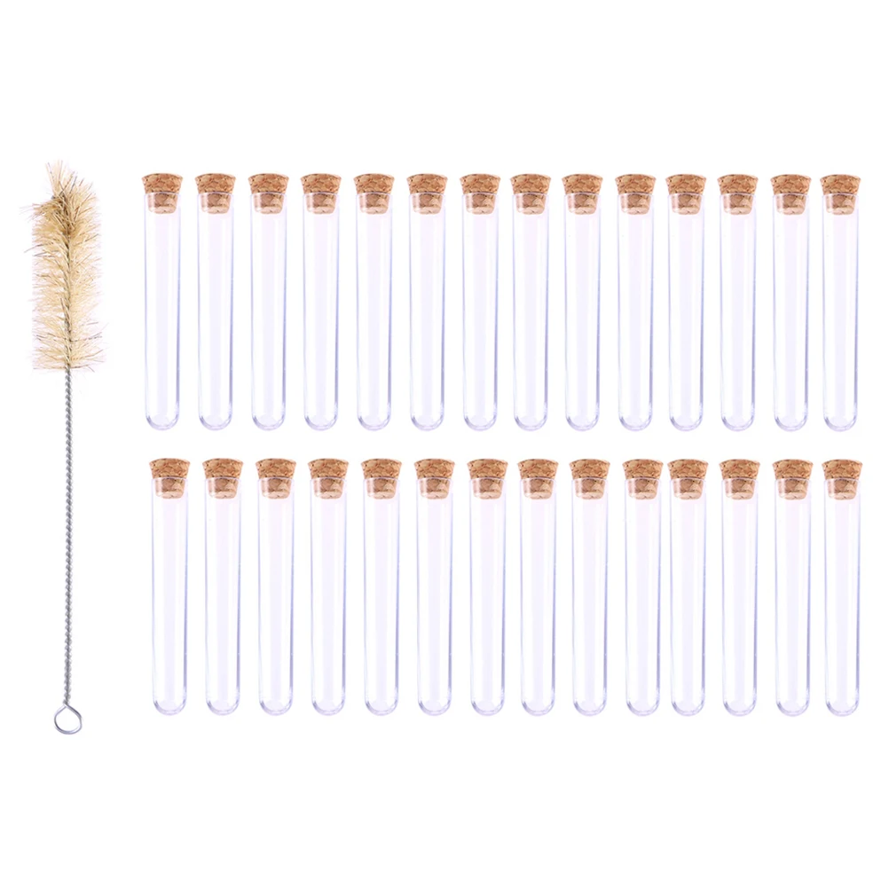 100 Pcs Plastic Test Tube Storage Tubes with Lids Stoppers Container Bath Salts Mini Cover
100 Pcs Plastic Test Tube Storage Tubes with Lids Stoppers Container Bath Salts Mini Cover