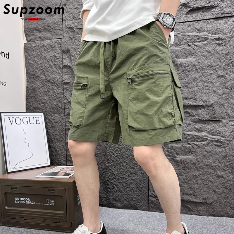 Supzoom New Arrival Top Fashion Summer Loose Casual Belt Design High Street Trendy Stitching Pocket Cargo Shorts Shorts Men
Supzoom New Arrival Top Fashion Summer Loose Casual Belt Design High Street Trendy Stitching Pocket Cargo Shorts Shorts Men