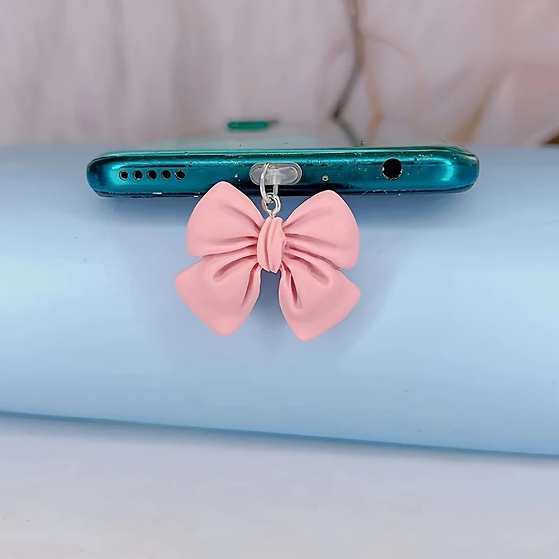 1pcs Cute Pink Bow Phone Dust plug Accessories Decoration Hanging Pendant for iPhone for Samsung Type-C Charging Port
1pcs Cute Pink Bow Phone Dust plug Accessories Decoration Hanging Pendant for iPhone for Samsung Type-C Charging Port